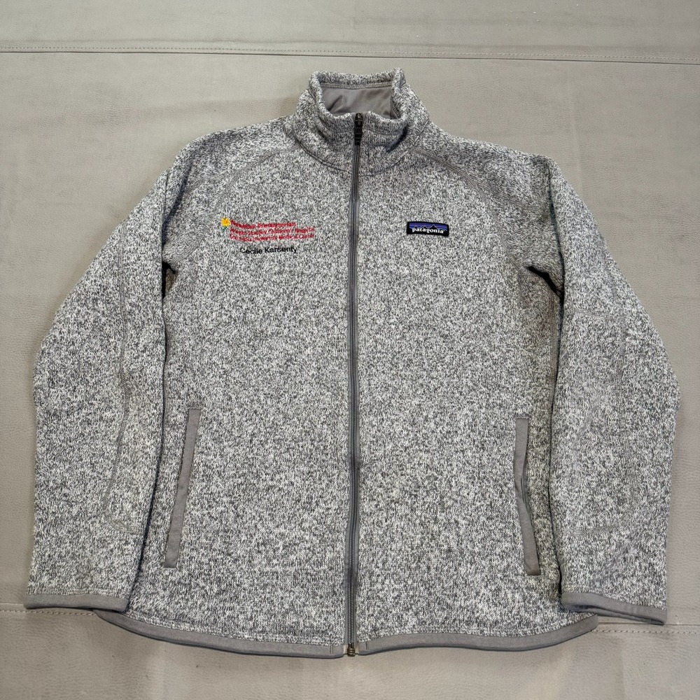 Patagonia Better Sweater Women S Fleece Jacket Full Grey Athleisure‎ Hike-4836